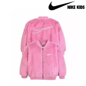 나이키 키즈주니어 폭스 퍼 붐버 자켓 핑크 3-7세 A254JK116P
