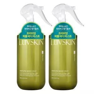 루브스킨 퍼퓸 바디미스트 그린플로럴향) 300ml x 2개