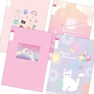 초등3-6학년 무제노트 여 10P 랜덤 캐릭터 학용품 쓰기 (KYR-WFJLEZJ)