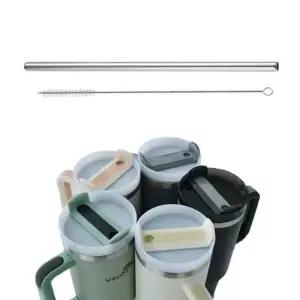 (색상 빨대세트구입)퍼스트브이 뚜껑 마시뷰 빨대 구입 및 스테인리스 차량용 스텐 선물 텀블러