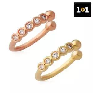 샤인링 이어커프 귀찌 (한쪽판매) 1+1 WC8B8D7