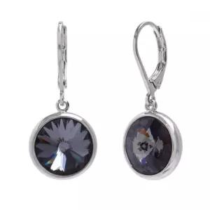 es4067 10mm 실버나이트 오스트리아 크리스탈 제작 레버백 원터치 귀걸이