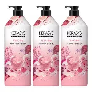 애경 케라시스 퍼퓸 화이트 데이지 샴푸/린스1L 3개 / 그린릴리 바이올렛 - 로즈 1L 3개(샴푸2+린스1) 9173