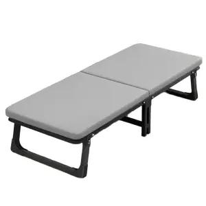 1인침대 접이식 휴대용 폴딩베드 낮잠 당직실 폴딩 베드 간이침대 간병인 매트 병원 사무실