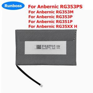 ANBERNIC 핸드헬드 게임 콘솔용 교체 배터리, 3.7V 3300mAh 리튬 폴리머, RG351P RG35XX H