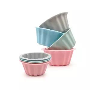 파미레 실리콘 머핀컵(대) 4P 머핀빵틀 베이킹컵 제과제빵컵 계란찜 모양틀 머핀몰드