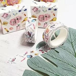 고품질 메이크업 마스킹 수채화 테이프 다이어리꾸미기 다이어리꾸미기 다이어리데코 다꾸용품 WFI745M