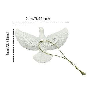 홈 알론 2 레진 우정 비둘기 크리스마스 트리 장식 시뮬레이션 특별한 사람을 위한 최고의 선물 새 피규어