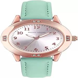 TUOTISI 여학생 시계 1115세 여성 패션 심플 재팬 쿼츠 캐주얼 가죽 스트랩