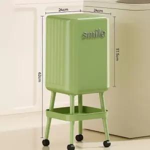 키높이 쓰레기통 20L 리빙 인테리어 휴지통 스탠딩형 분리수거함 WFKRLG7