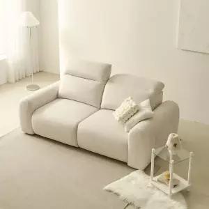 제이픽스 페블 2세대 이지클린 패브릭 무빙 슬라이딩 리클라이너 슬라이드 3인 모션 소파