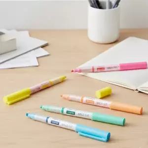 마일드핏 리퀴드 필기 다꾸 형광펜 12개입 5컬러