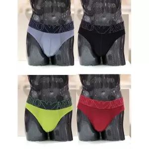 갤러리아 아르마니언더웨어[남]  메가 로고 삼각 브리프  4종 택1   53110M910111