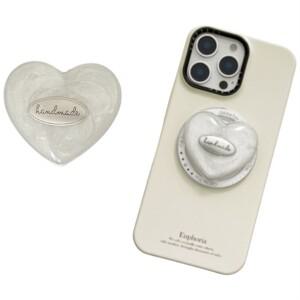 글리터 하트 스마트톡 마그네틱 자석 그립톡