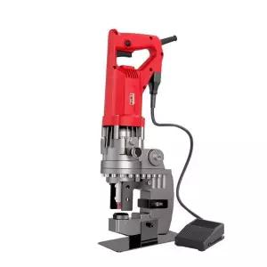 유압 펀칭기 전기 앵글 프레스 4기통 강판 2200 철판 H빔 앵글스틸+5금형+페달