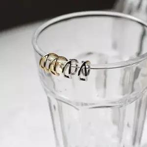 크로스 이어커프 귀찌 귀걸이 세트 여성 악세사리 2개 WFJFMHT