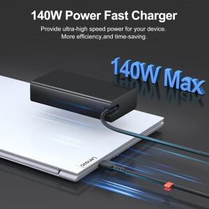 호환 140W 20V 7A USB-C 타입-C 노트북 충전기 레노버 슬림 프로7 9  요가 리전9 Z16  전원 어댑터