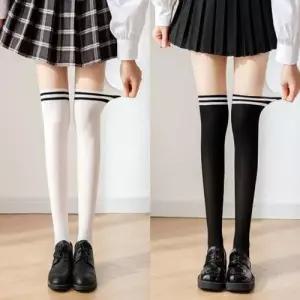 투톤 팬티스타킹 스타일업 2개 골프 스타킹 페이크스타킹 WFJG6Z5