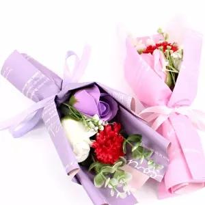 카네이션조화 큰송이 23cm 꽃다발 인테리어 장식 플라워 리 사무실 연습 용 기념일 선물