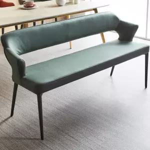 리빙룸가구 제노바 2인용 3인용 가죽 벤치의자 식탁의자 카페 무료배송