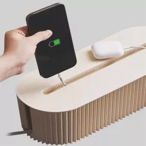 일상발견 멀티탭정리함 콘센트정리함 전선가림막 콘센트가리개 셋톱박스숨기기