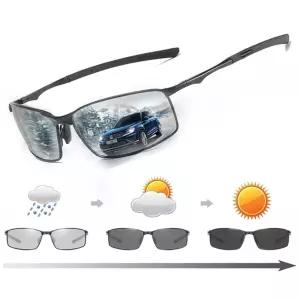 프리미엄 변색렌즈 편광 선글라스 안경 야간 운전