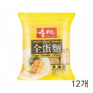 WL 엠앤에프 에그누들 띤 454g X 12개 달걀면 완탕면용 에그면 식자재 중화생면 볶음면