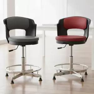 제도용고정요추원형의자 진찰용의자 회전 튼튼한 회전의자 병원의자 보조의자 원형 스툴의자 업소용의자 작업