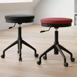 Z1바퀴기본원형의자 진찰용의자 간이 회전 진료 회전의자 병원의자 보조의자 원형 스툴의자 업소용의자 작업