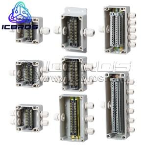 터미널, OutdOOr 방수 스레딩 케이블 분기 씰링 박스가 있는 플라스틱 가정용 모니터링 전원 공급 장치