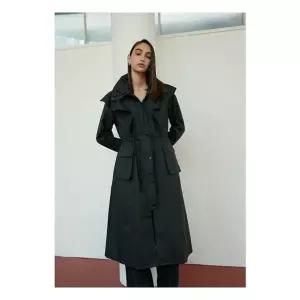 에고이스트 ER4WC961 러플 A라인 롱 점퍼 (25년 겨울) 1042586