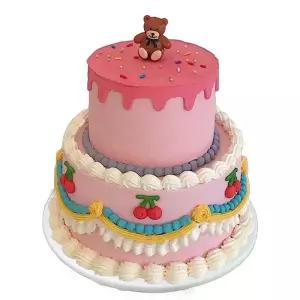 브라이덜 생일 파티 백일 파티룸 파티소품 장식 웨딩 모형케이크 케익 케이크 촬영소품 돌