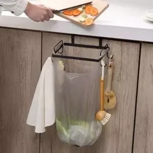 쿨샵 비닐봉투 거치대 쓰레기비닐 봉투 다용도걸이 인테리어휴지통 가정용휴지통 스텐레스휴지통