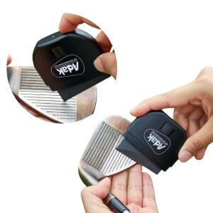 ADAK 2-in-1 골프 클럽 클리너 & 홈 샤프너 | 백스핀 및 샷 정확도 향상 다이아몬드 융합 엘라스토머 클리닝 도구 완벽한 선물