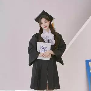 여자 학사복 학위복 교복몰 학사모 졸업가운 교복 SET