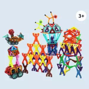 두뇌발달 다면체 캐릭터 자석블록 맥브레인 서커스 360 조형자석 입체자석