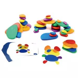 집중력발달 알록달록 조약돌 쌓기놀이 36p + 활동카드 창의력발달 오감