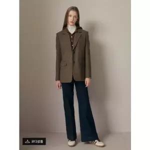 JJ지고트 울 블랜드 체크 자켓 GRAA0JKR41 894796