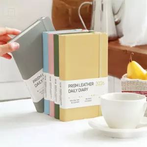 스토어-지유 2026 프리즘 레더 B6 데일리 날짜형 일간 다이어리 일정기록일간다이어리