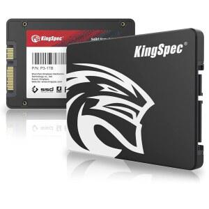 KingSpec 1TB 2.5인치 SATA SSD, III 6Gb /s 내장 솔리드 스테이트 드라이브 - 3D NAND 플래시 TLC, 데스크톱/노트북/올인원과 호환 가능