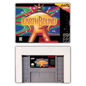 SNES EUR PAL USA NTSC 16비트 게임 콘솔용 EarthBound RPG 게임 카드(소매 상자 비디오 게임 카트리지 포
