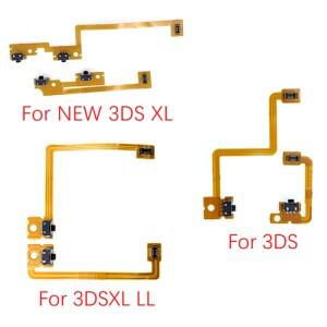 3DS 3DSLL 3DSXL 용 플렉스 케이블이있는 L R 어깨 버튼 3DS LL XL 수리 왼쪽 오른쪽 스위치 트리거