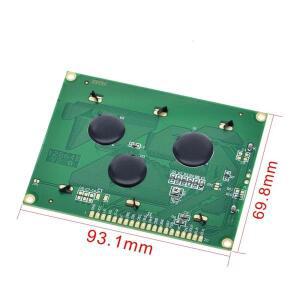 128x64 도트 LCD 모듈 5V 블루 스크린 백라이트가있는 ST7920 Arduino 용 병렬 포트