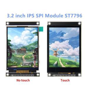3.2 인치 SPI 직렬 포트 TFT LCD 정전식 터치 스크린 디스플레이 모듈  240x320 IPS 버전 블랙