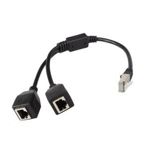 인터넷 랜선 분배기 RJ45 네트워크 1 2 포트 이더넷 어댑터 스플리터 수 암 랜 케이블 슈퍼