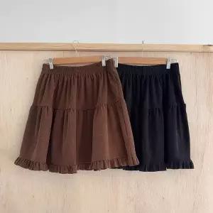 [다잇템] 여성용 FW 치마 골덴 티어드 후레아 프릴 빅사이즈_24177205_588872