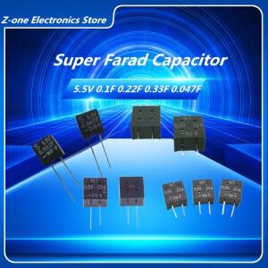 2피스 5.5V 0.1F 0.22F 0.33F 0.047F 사각형 커패시터 슈퍼 패러드 DA5R5473AF FMCOH104ZF