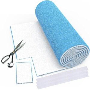 wawiny 50.8 x 355.6cm(20 140인치) 송풍구 필터, 컷 hvac 3중 투 48개 퍼니스 merv 천장, 필터 테이프 바닥, 레이어 벤트 - 가정, 8 접착 그릴용 소재, 사이즈