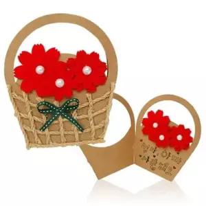 카네이션바구니카드만들기 10개 1세트) 기타주얼리소품 주얼리소품