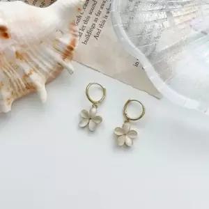 악세사리 퓨어 플라워 링 자개 귀걸이 귀찌 이어커프